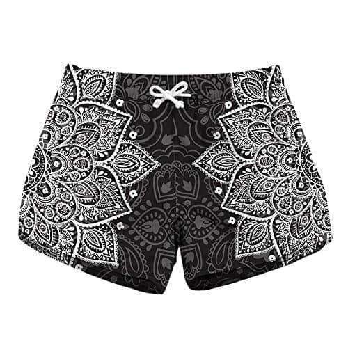 Honeystore Women's Casual Quick Dry Swim Trunks for Beach Goers
| Honeystore Women's Casual Print Boardshorts for Beach — Black 6046