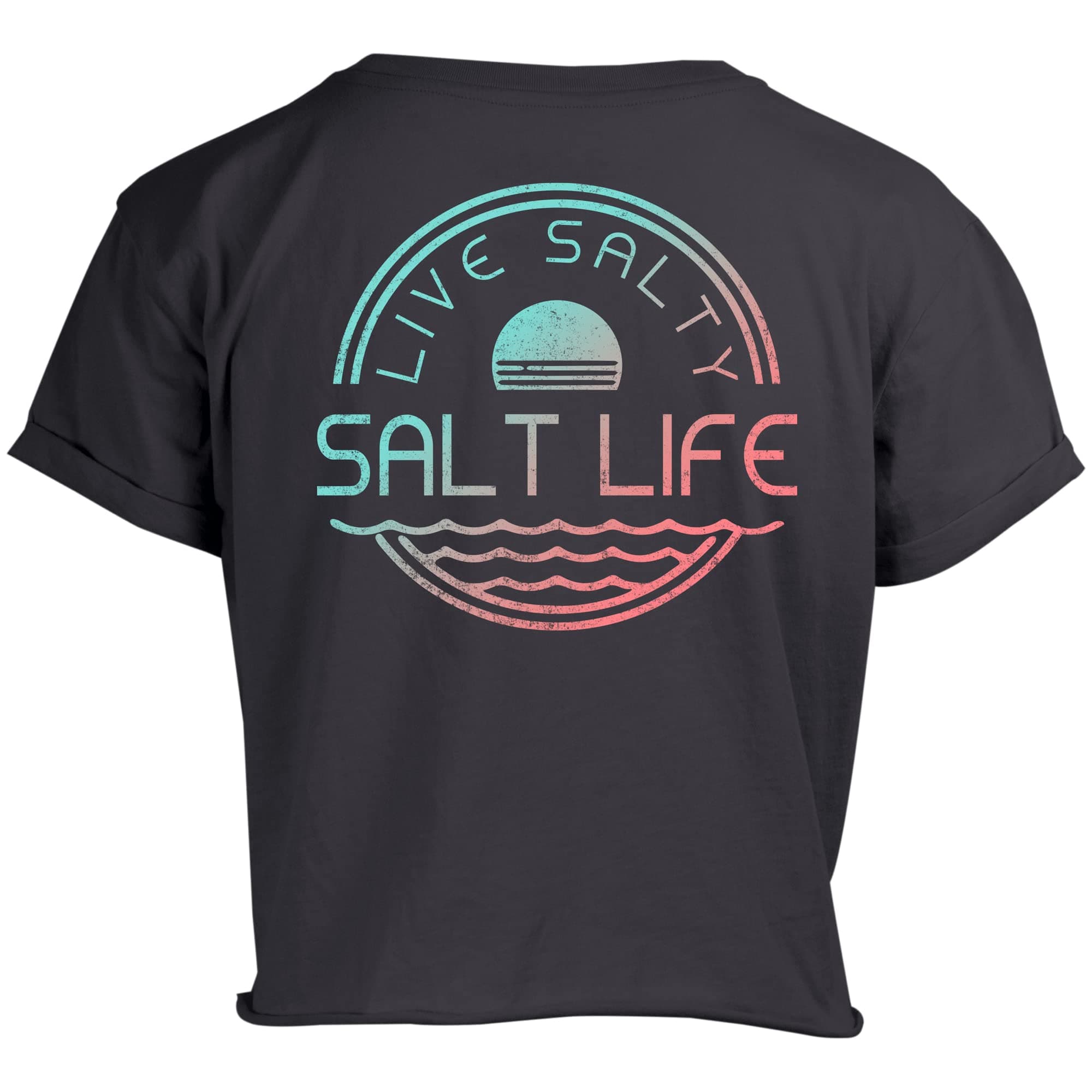 Salt Life Men's Salterrific Short Sleeve Cropped Tee + Core Style + Men + Summer Beach + Comfortable Fit + Size Medium +