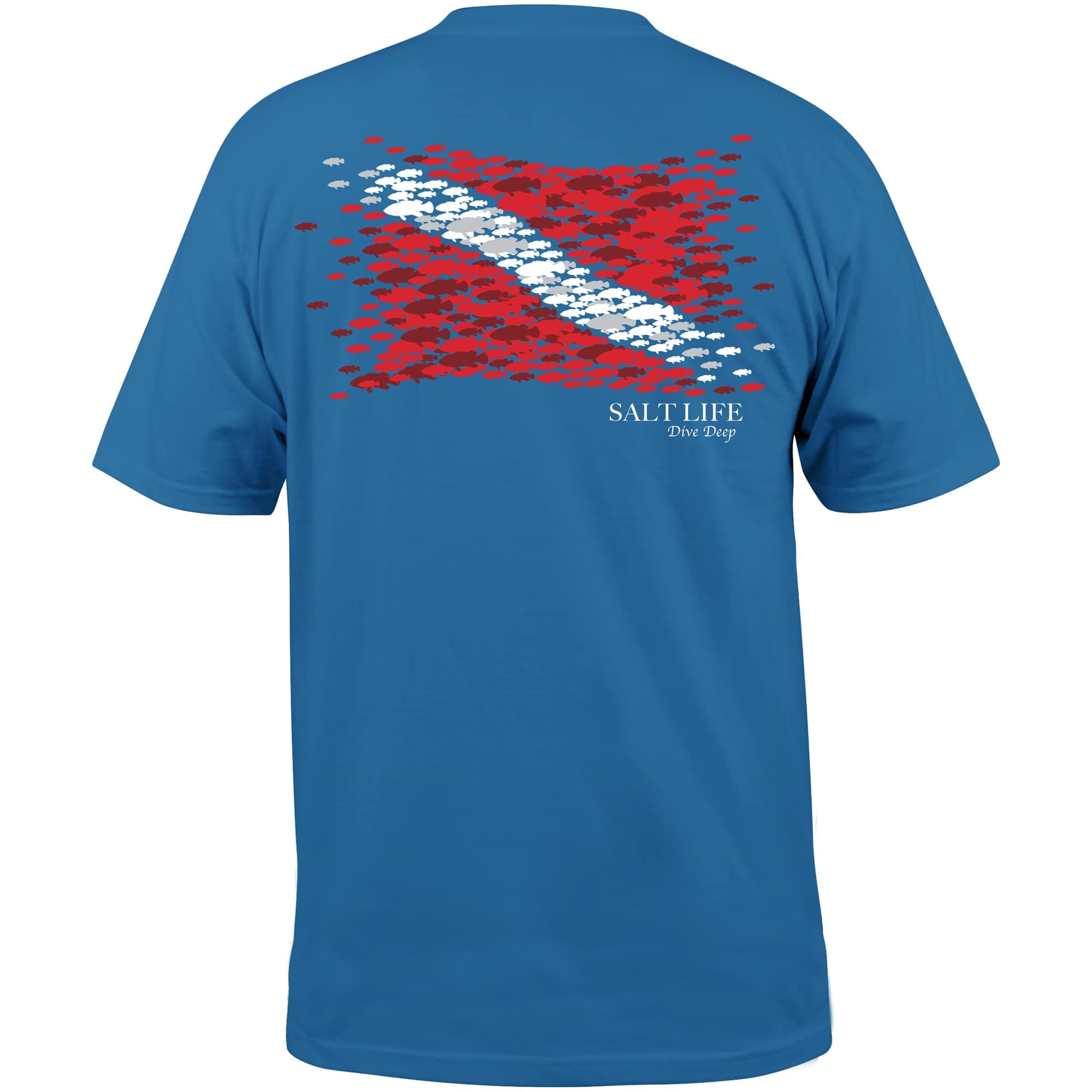 Salt Life Men's Comfortable Grouper Flag Short Sleeve Crew Neck Tee for Summer Beach Camping  
Salt Life Men's Stylish G