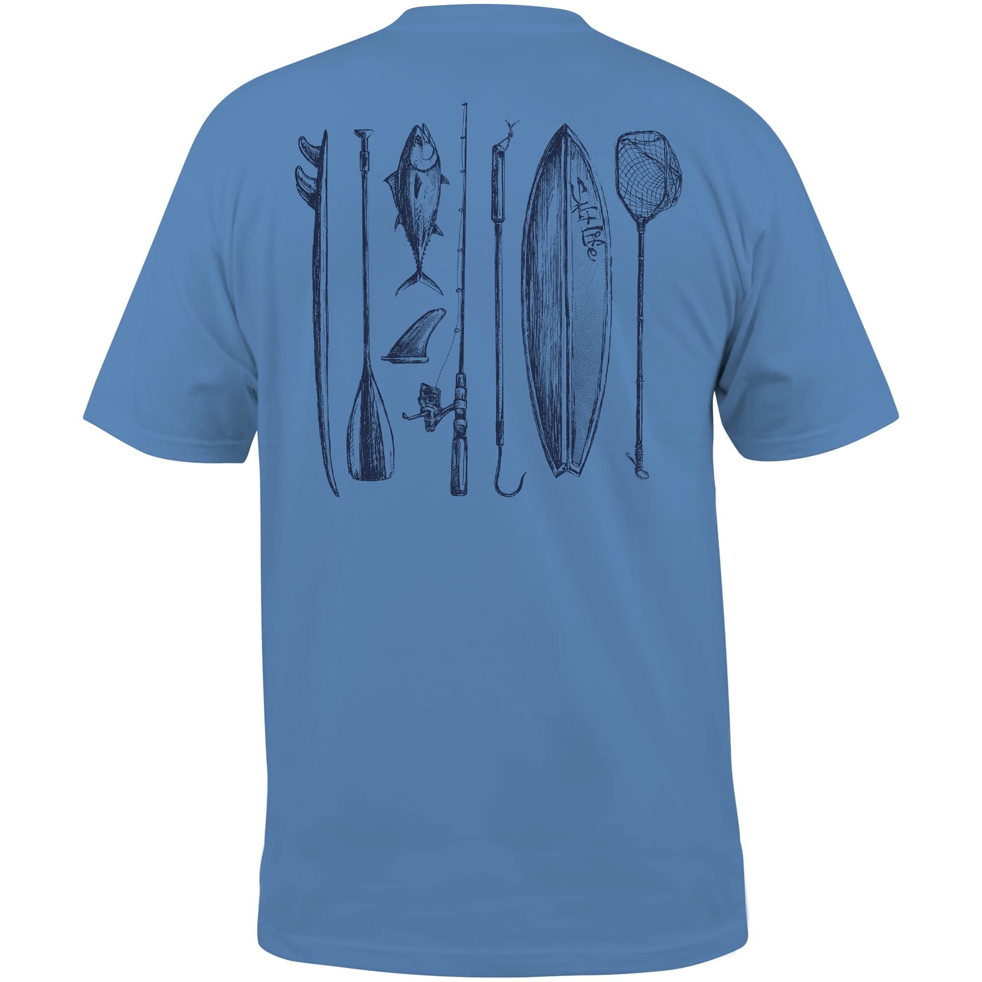 Salt Life Men's Comfortable Short Sleeve Crew Neck Tee for Outdoor Activities