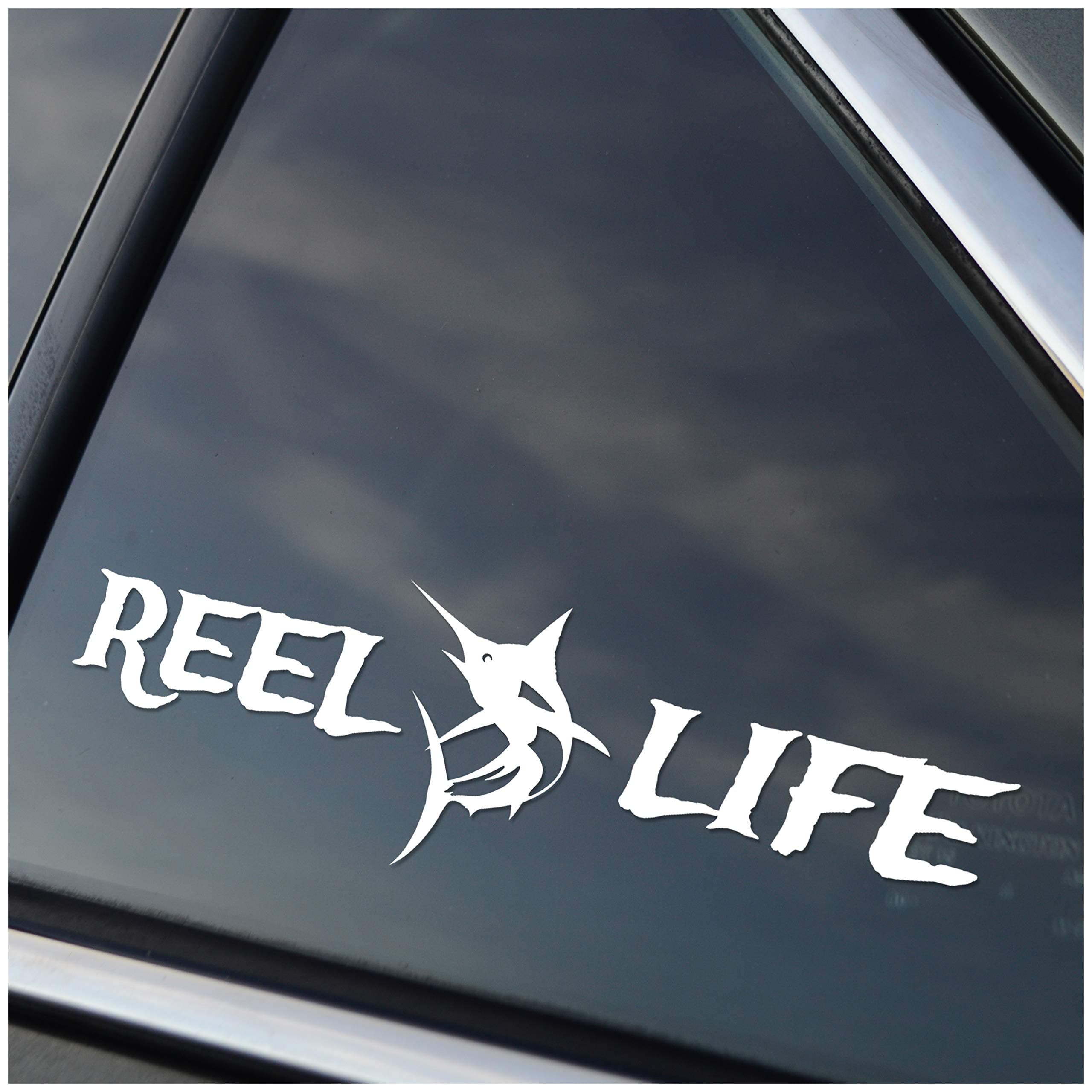Reel Life Saltwater Edition Vinyl Decal - Durable Outdoor Design for Boat Owners
| Reel Life Saltwater Edition Vinyl De
