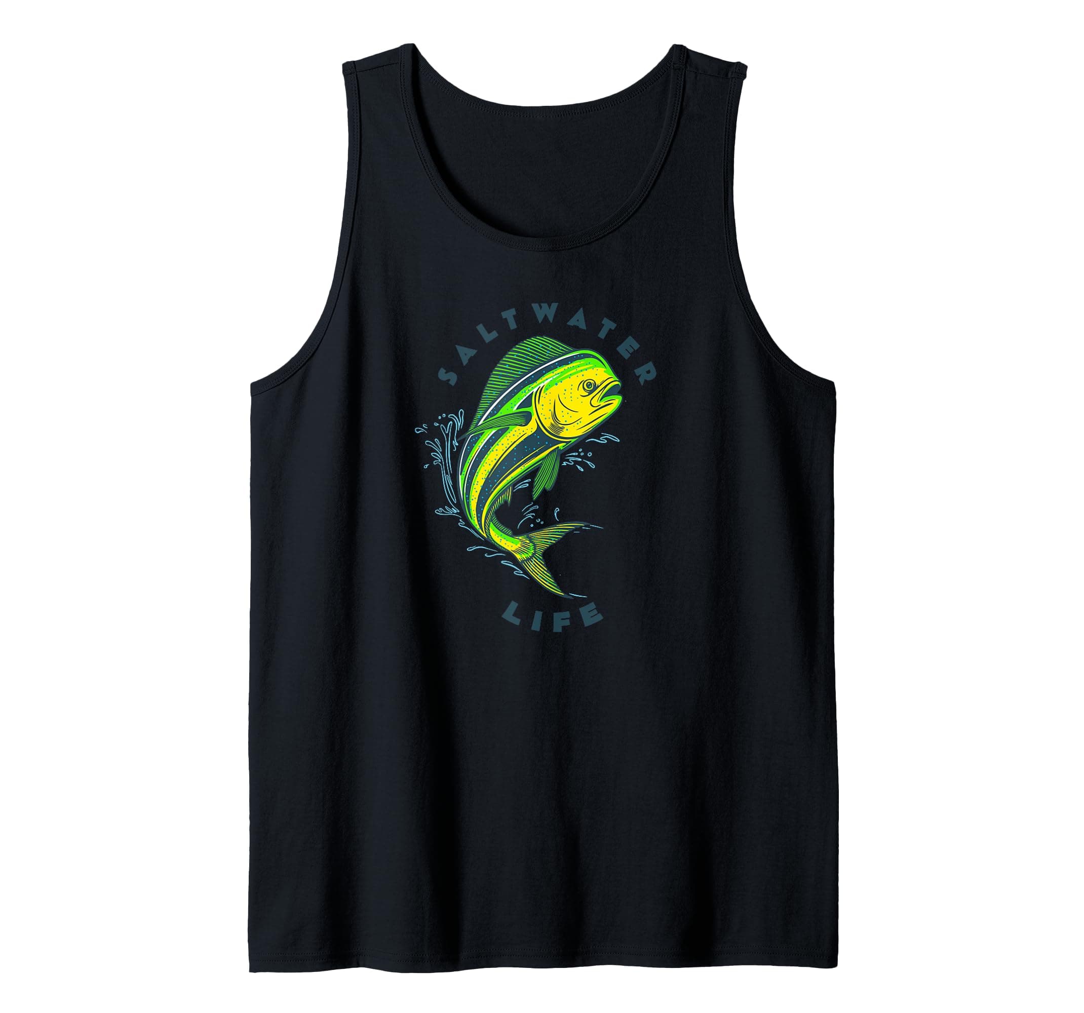 Saltwater Life Saltwater Mahi Mahi Jumping Fishing Tank Top for Men and Women
| Saltwater Life Saltwater Mahi Mahi Jump